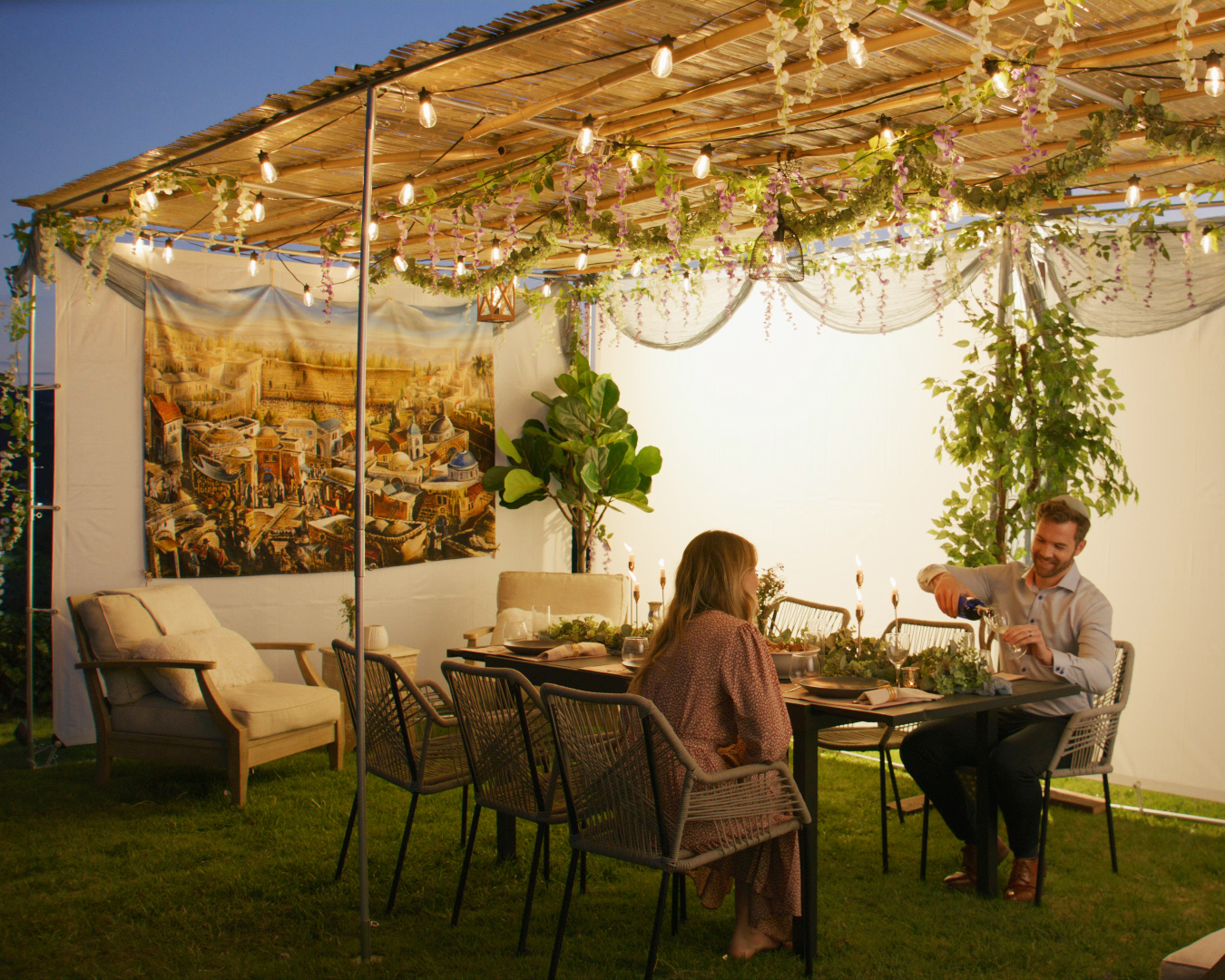 Supporting creative 02 · full furnished sukkah