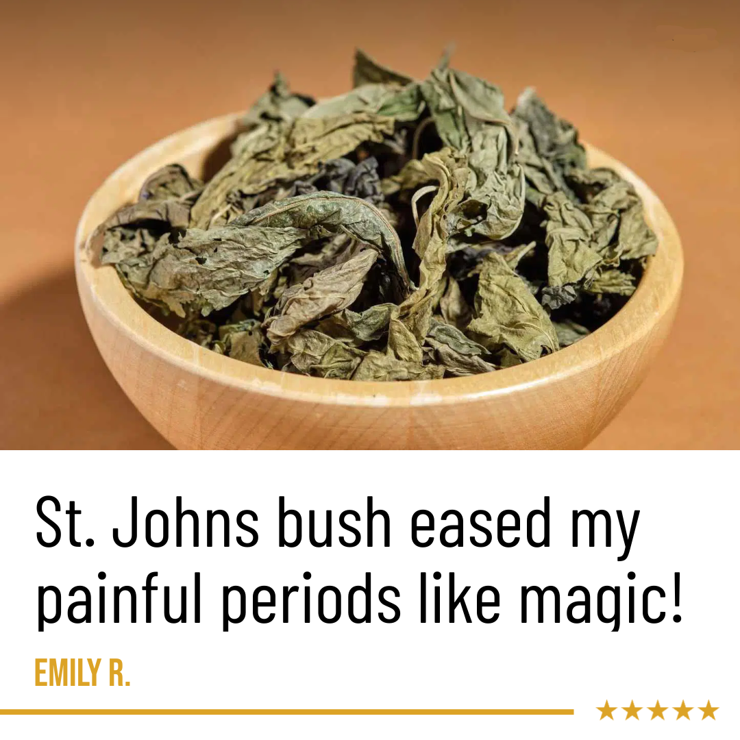 St. Johns bush · testimonial static