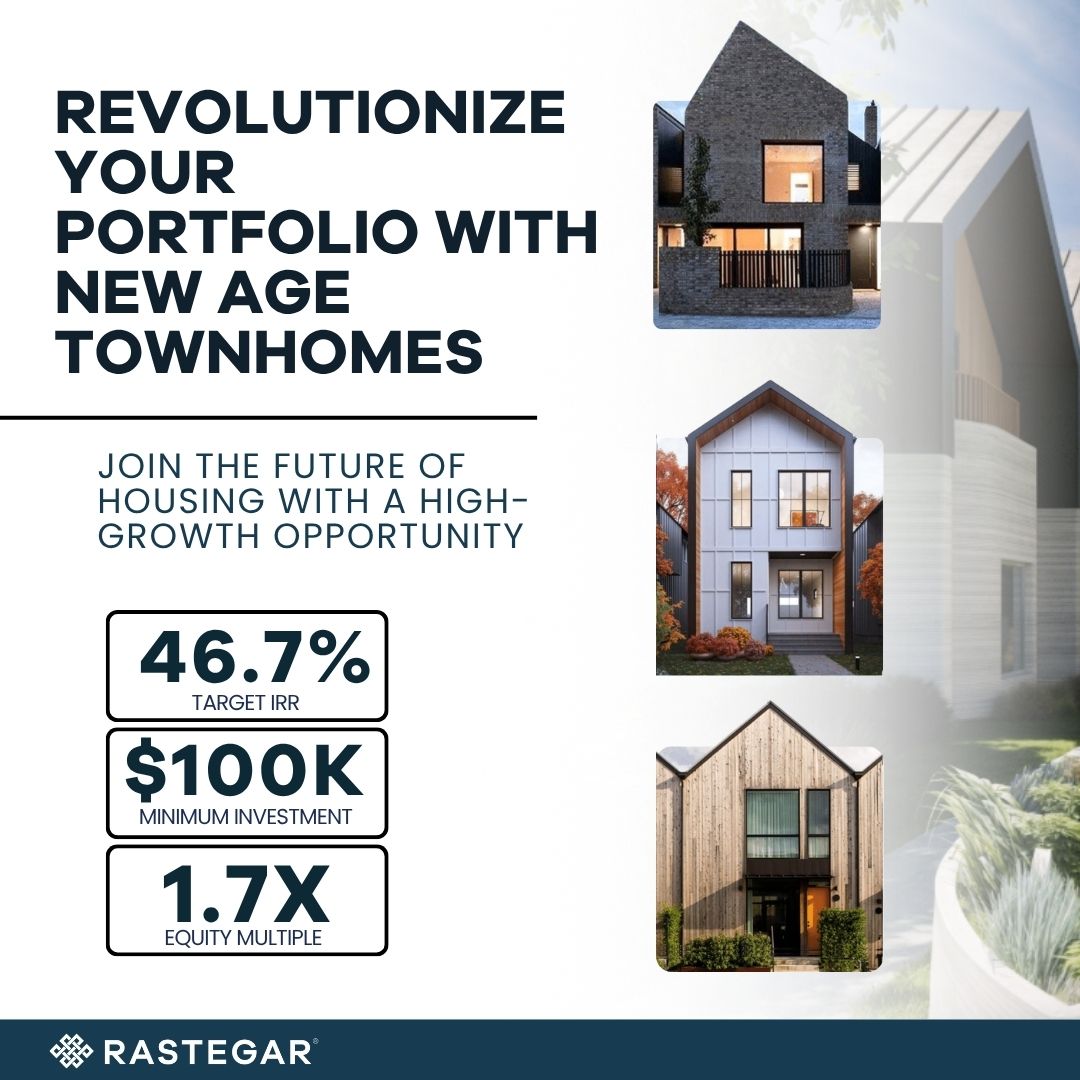 Winning concept 02 · "Revolutionize your portfolio with new age townhomes"