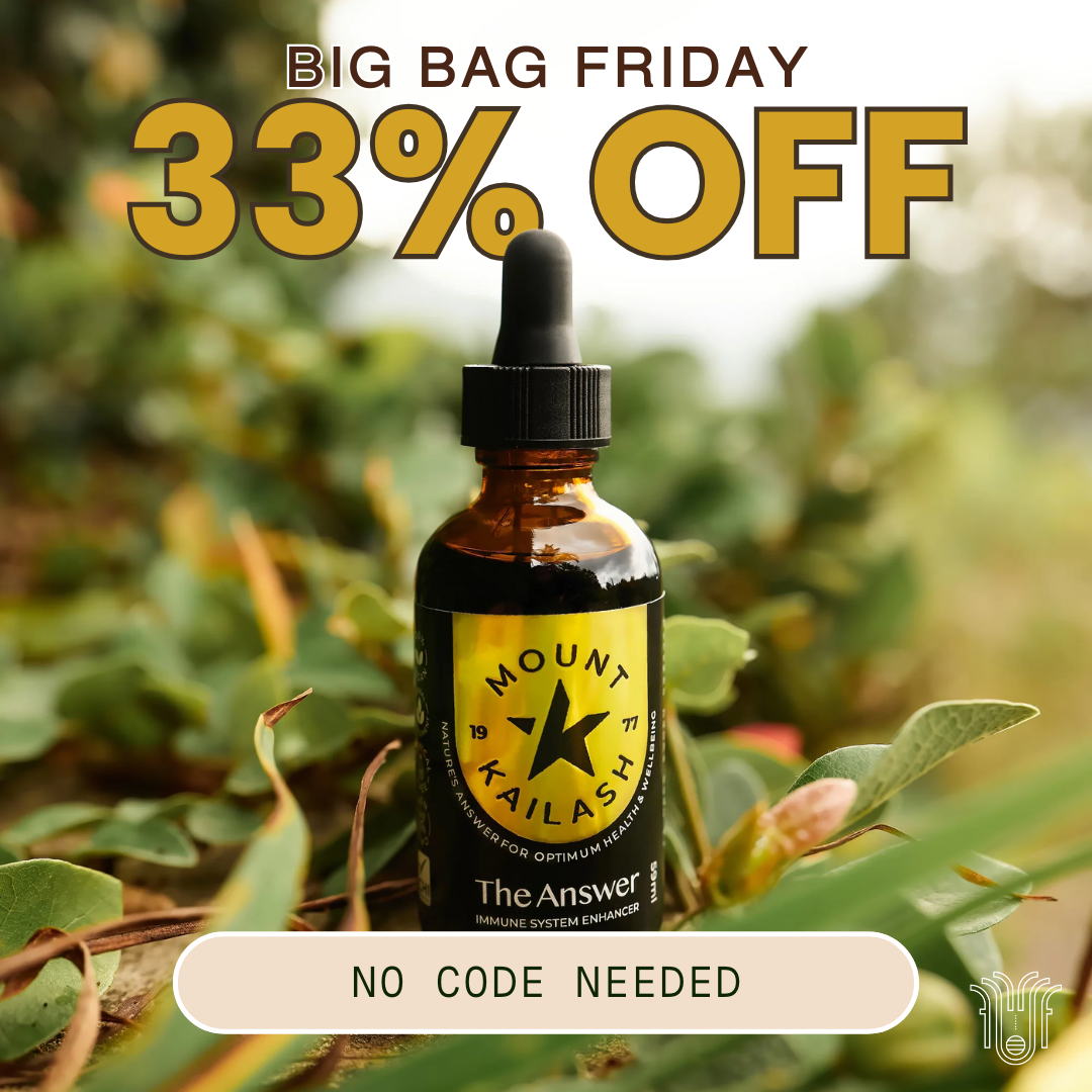 Big Bag Friday · 33% off, hero product in nature